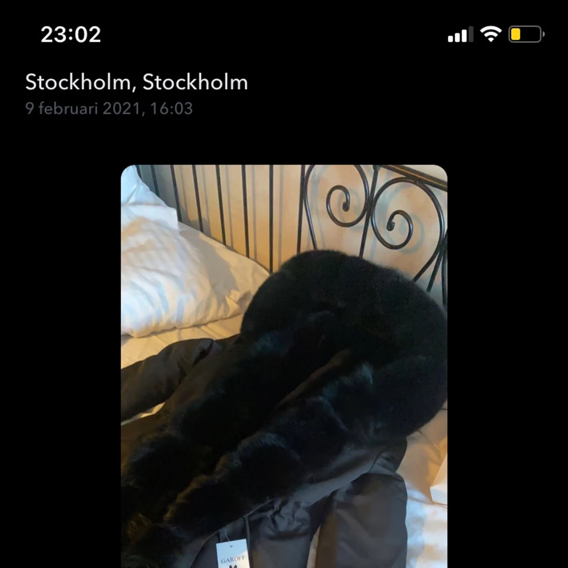 Rävpälsjacka garoff - 90