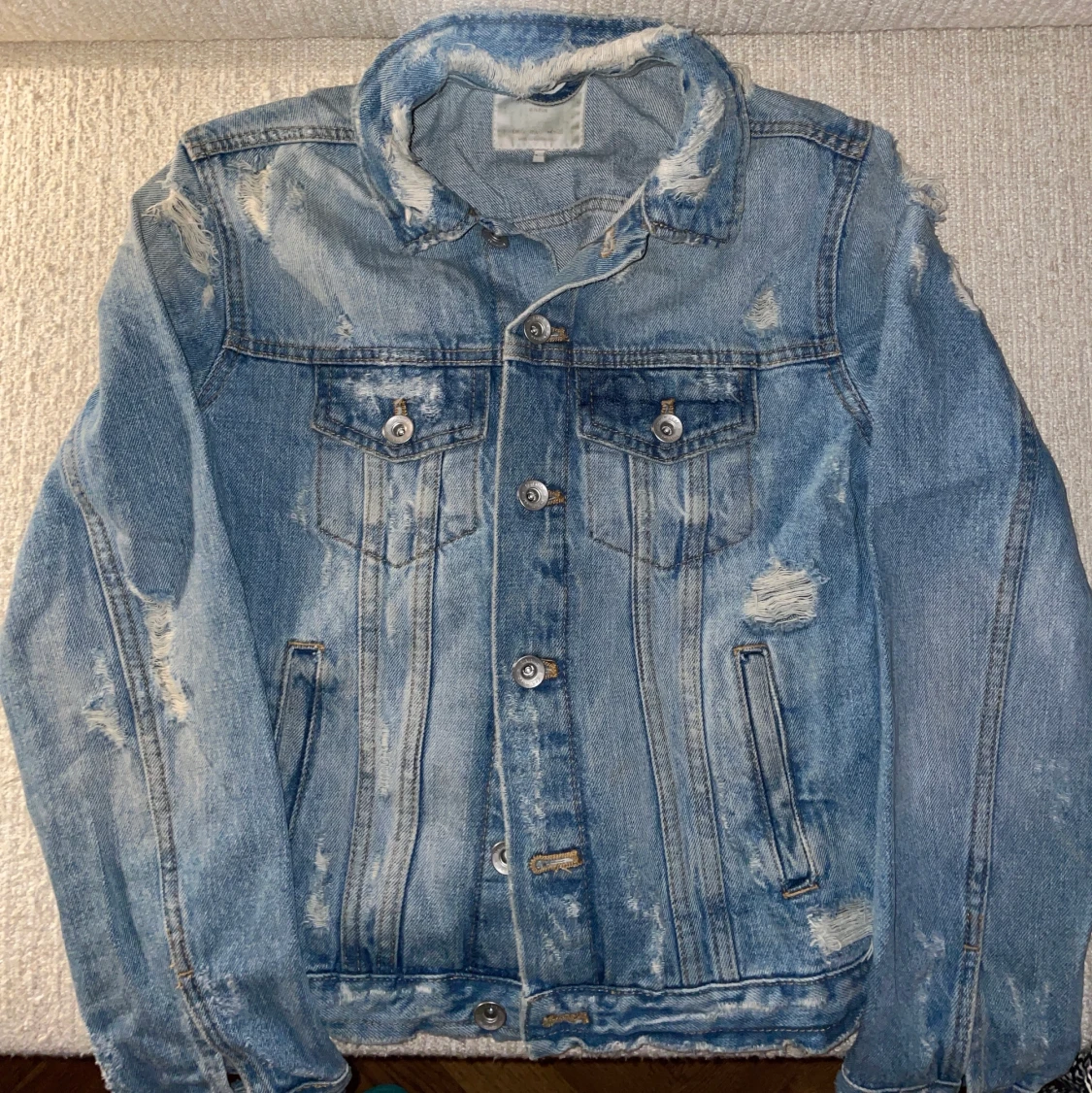 Painted denim jacket - 91