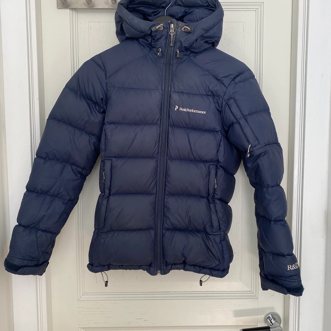 Blå peak dunjacka - 90