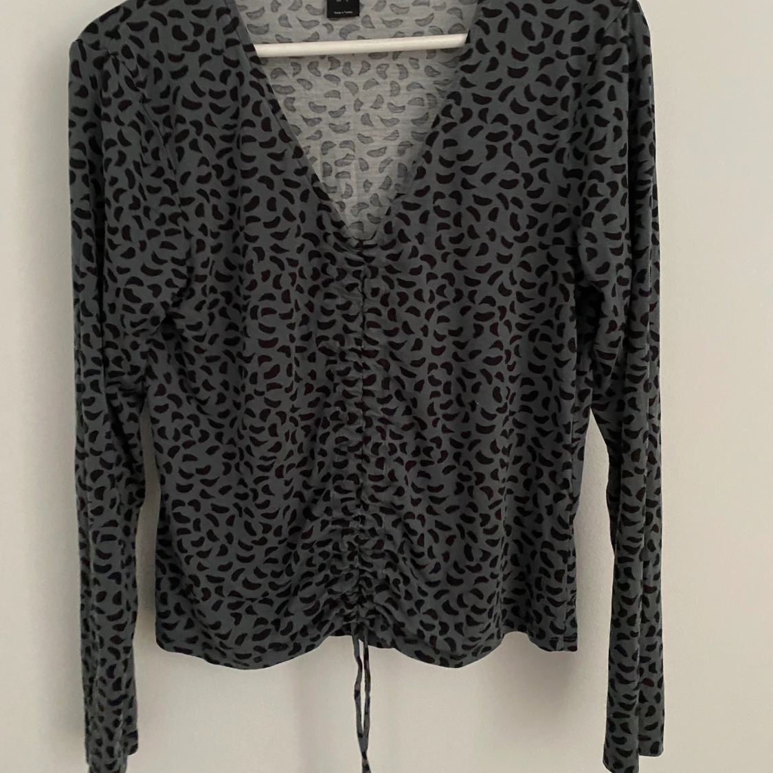 Mönstrad långärmad tröja  - 91