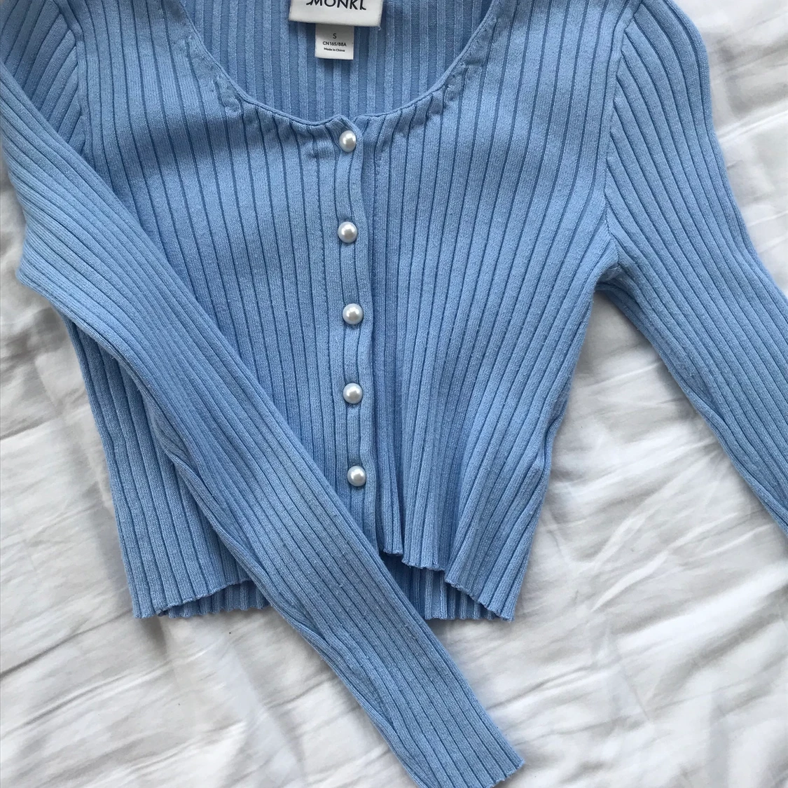 Blå topp från monki