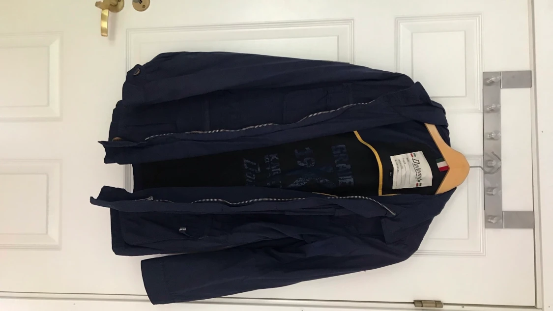 Blå vår/höst jacka, strl L 