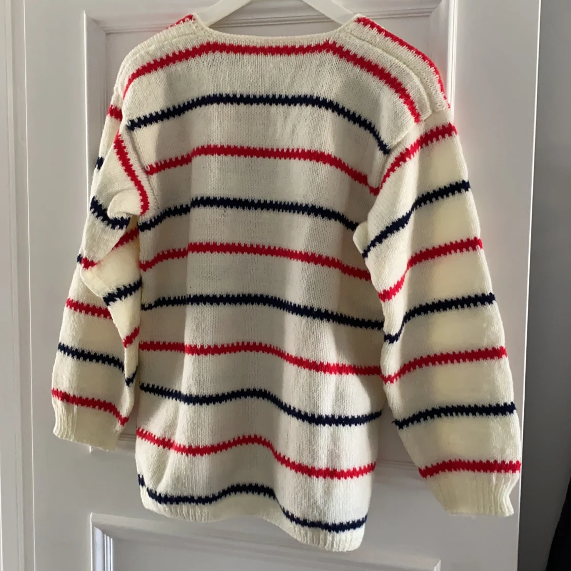 Vintage hemstickad Pippi-tröja - 90