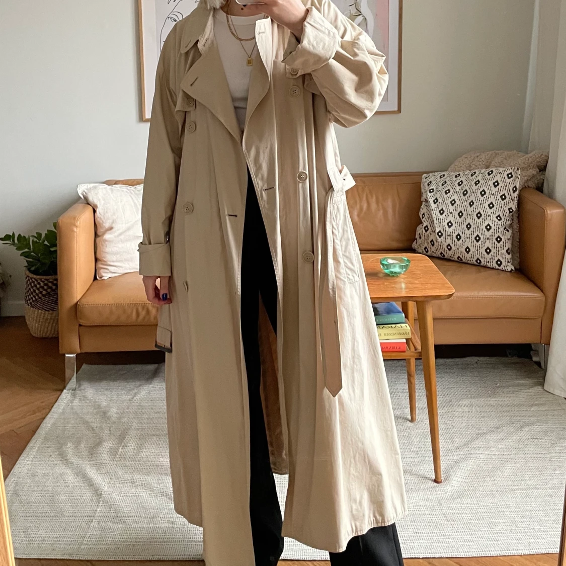 Oversized vintage trenchcoat  - 90