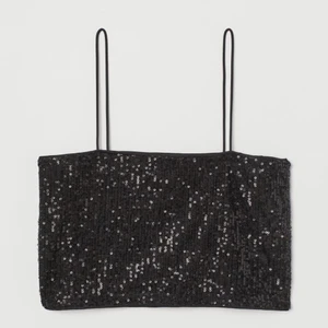 Paljett croppad topp - Aldrig använt! Sjukt fin men fick inte användning av den :( storlek L men passar även M 