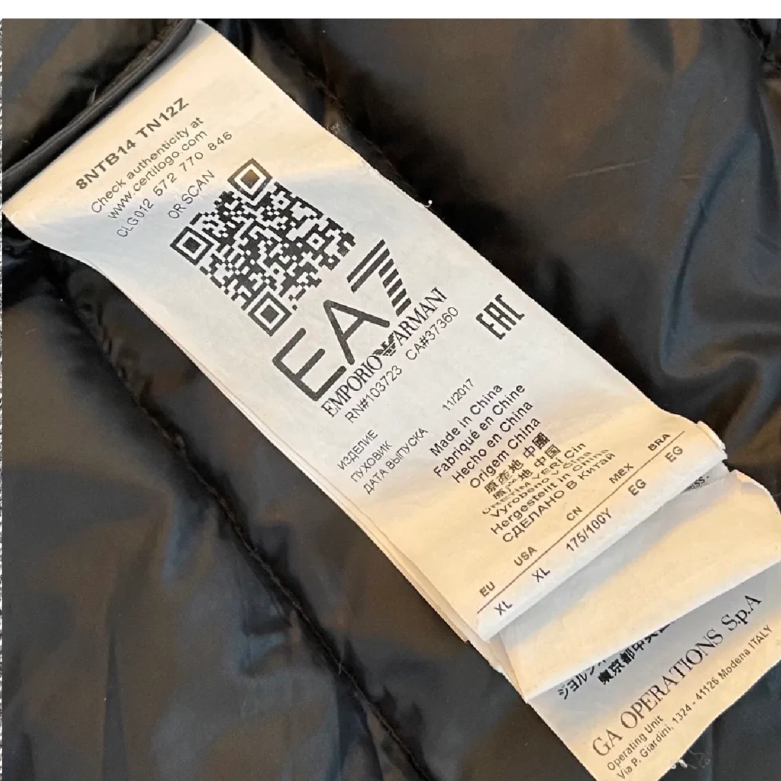 Emporio armani svart Jacka - 90
