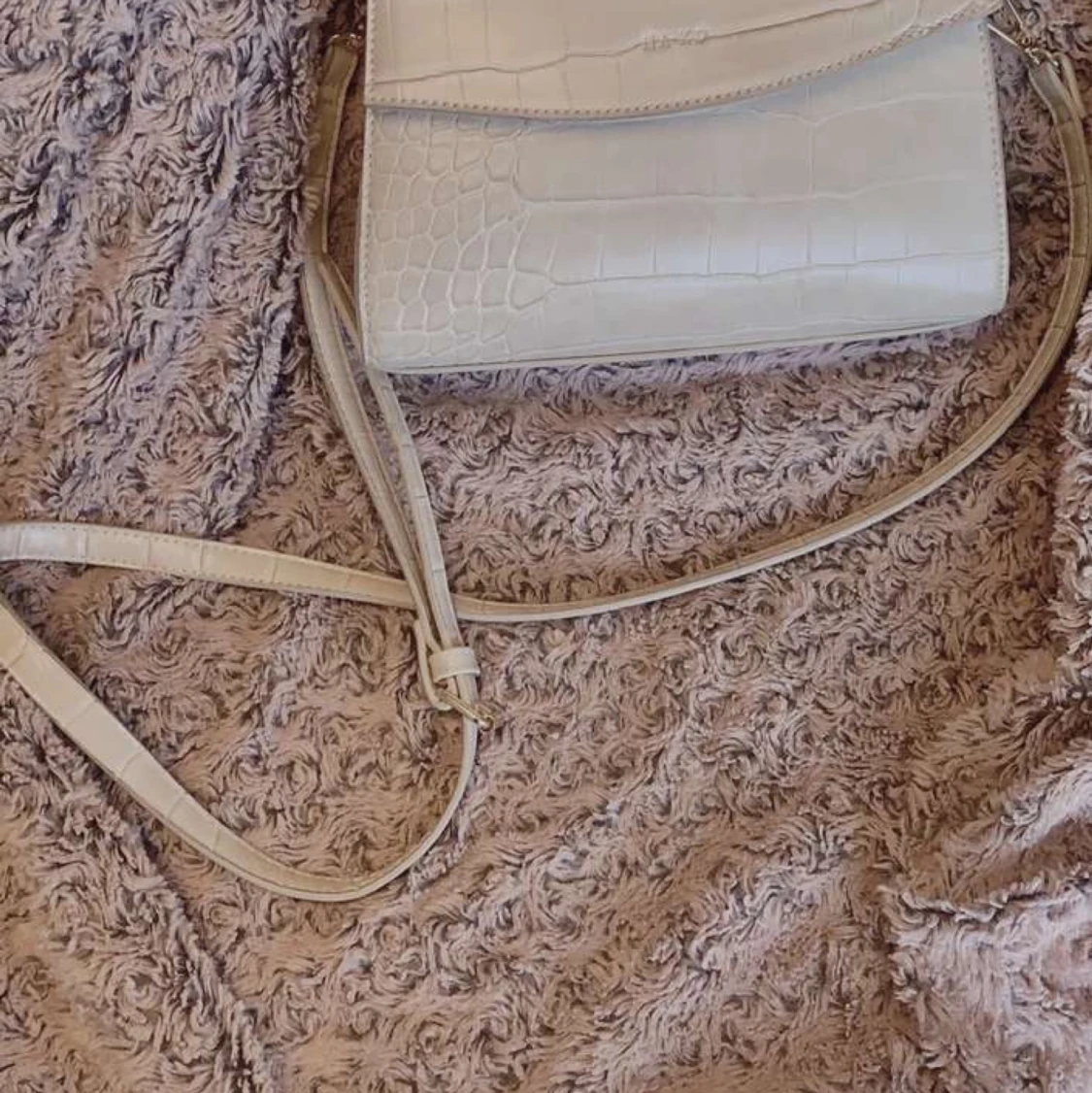 Ljus rosa/beige väska