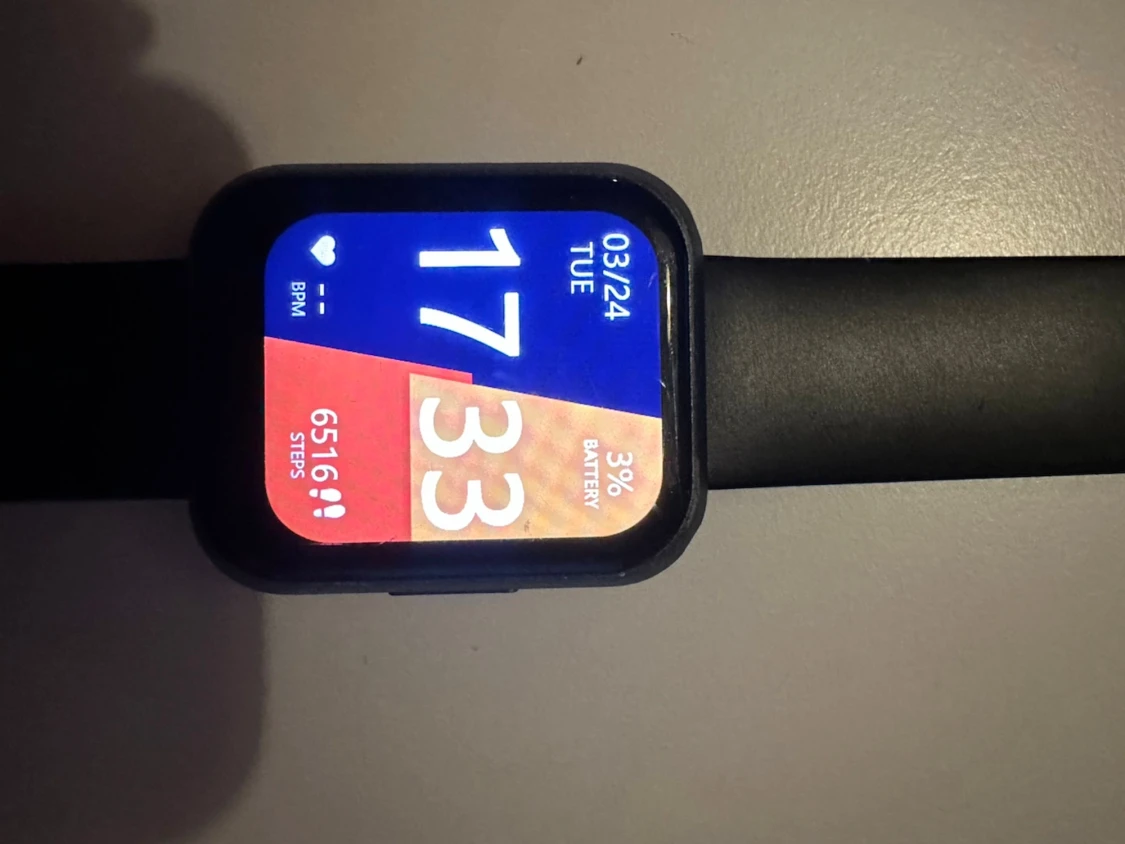 Svart noise smartklocka  - 1