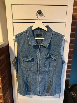 Jeans väst/topp - Jeans väst/topp 