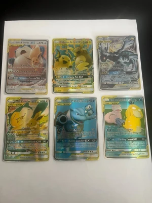 Tag Team Pokémon Kort - Säljer dessa Tag Team Pokémon kort för ett bra pris, BUDGIVNING! Först till kvarn! Ge Bud!  
