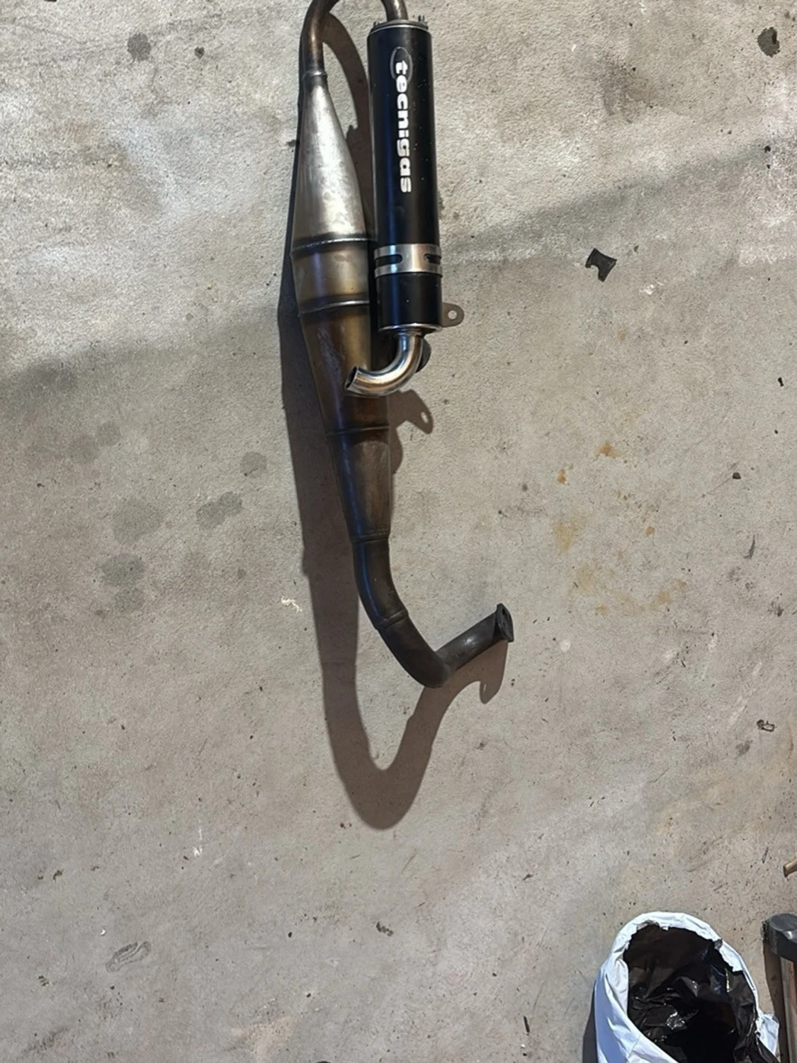 Tecnigas avgassystem till moped - 1