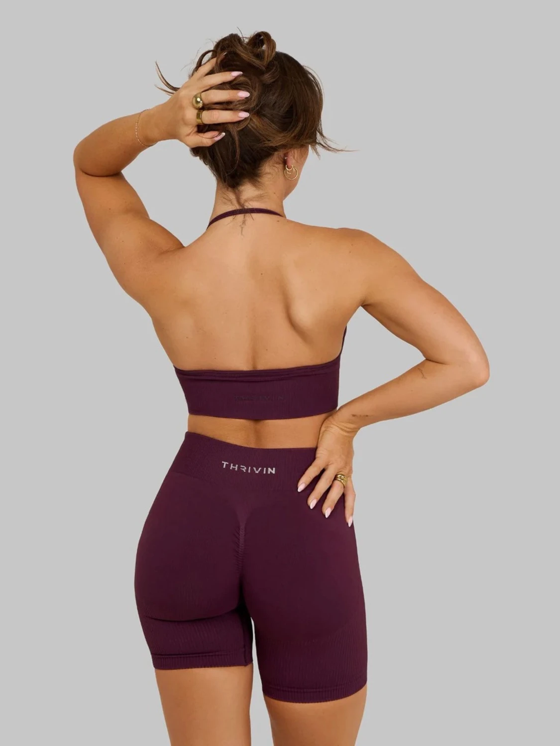 Lila tränings topp från Thrivin - 3