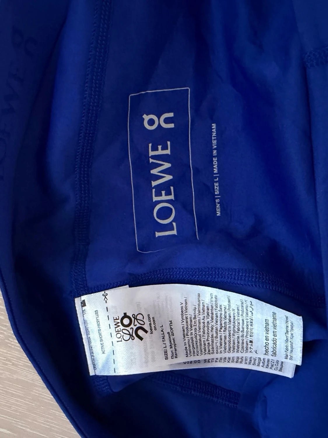 Blåa cykelshorts från Loewe - 1