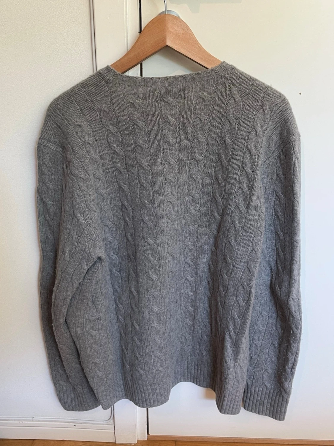 Grå Cable-Knit, L, från Ralph Lauren - 1