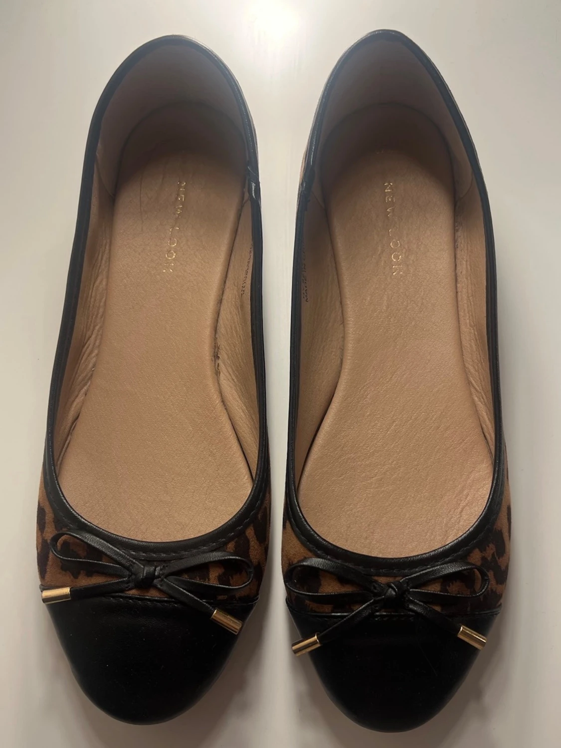 leopard ballerinaskor
