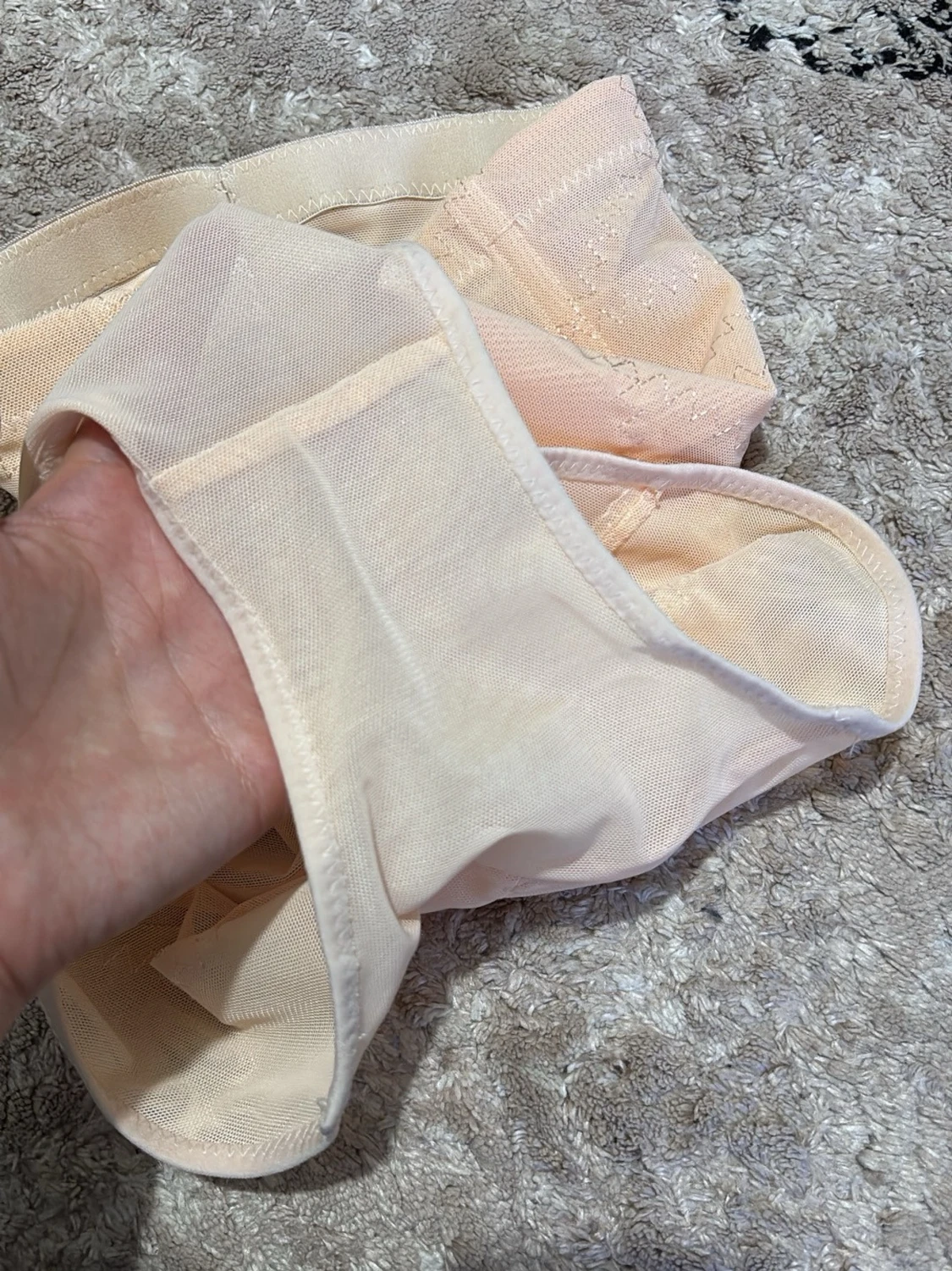 Beige high waist shapewear (XS, S)  - 3