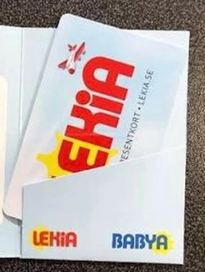 Presentkort från Lekia värde 300 - Presentkort från Lekia värde 300! Pris 195 eller bud