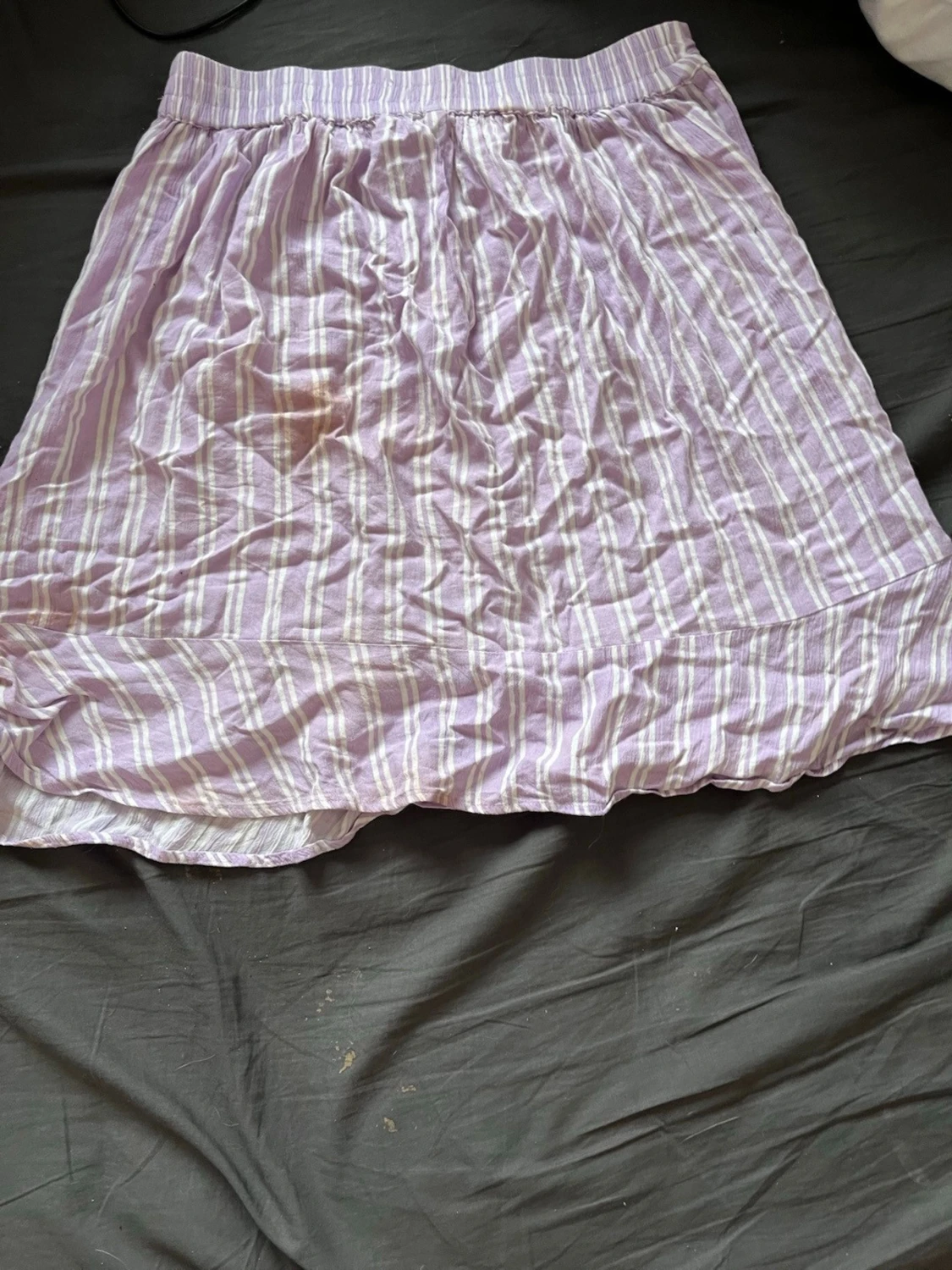 Ljuslila randig omlottkjol - 1