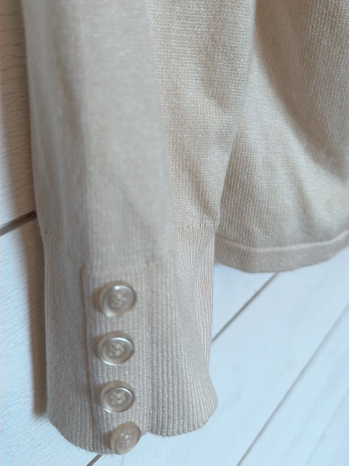 Beige kofta från MyEssential Wardrobe - 3