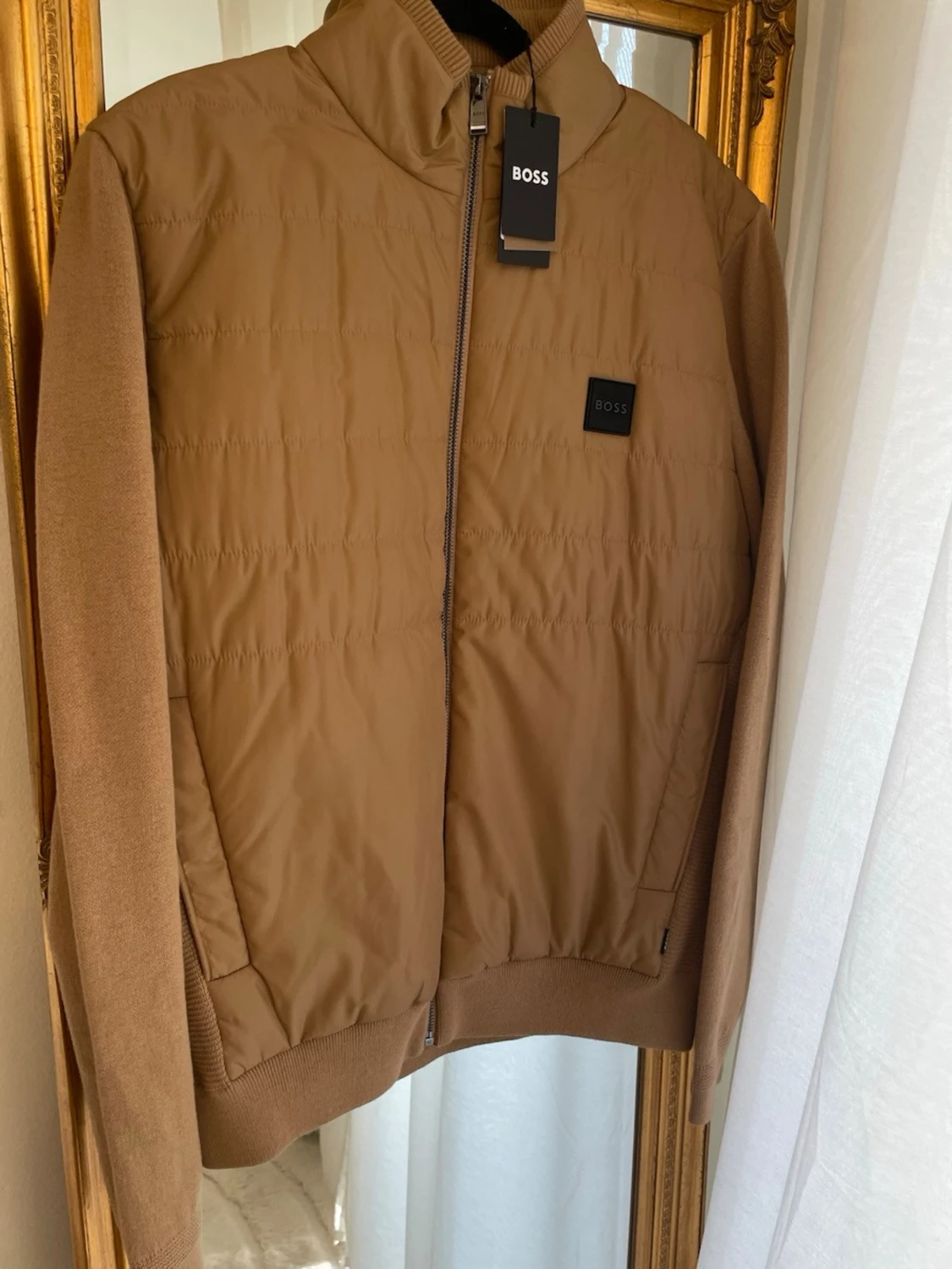 Beige pufferjacka från BOSS - 5
