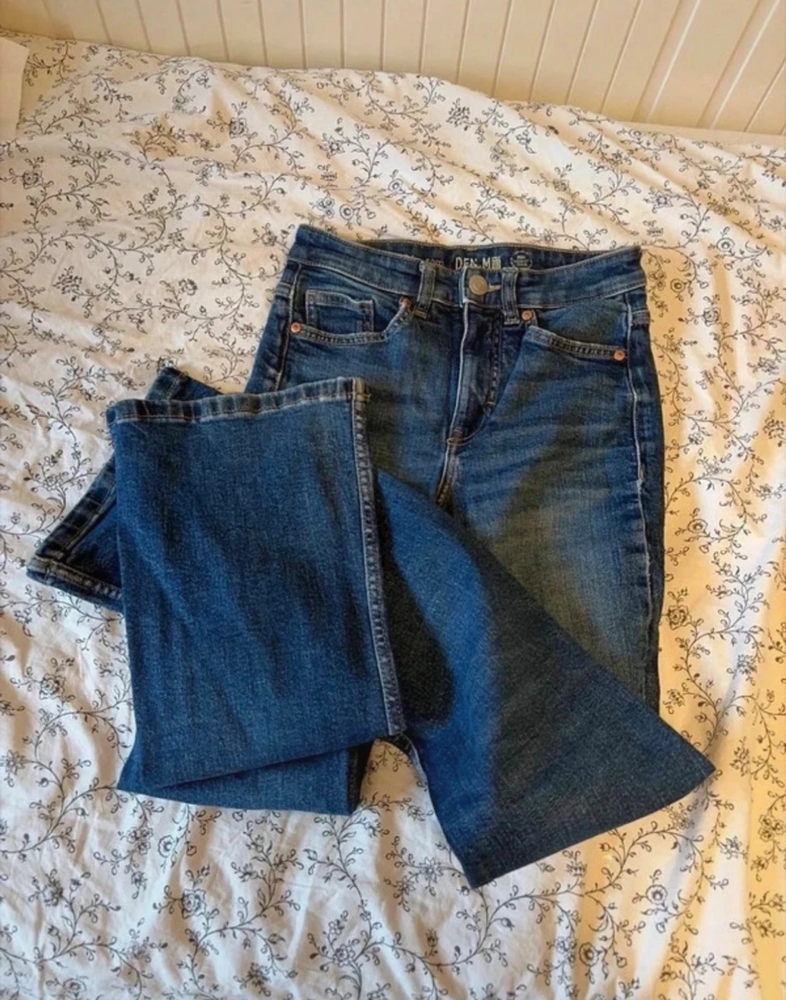 Blå BOOTCUT FLARE jeans