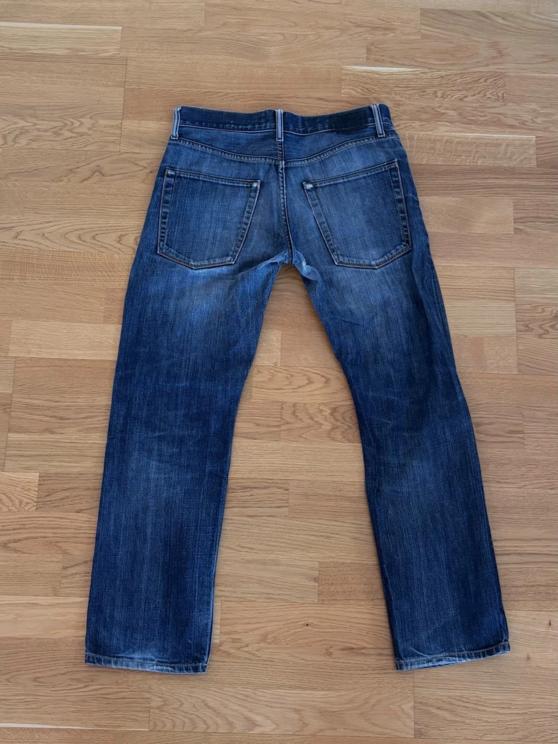 Blå raka jeans från gap - 1
