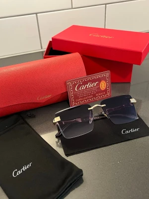 solglasögon  - Helt nya och oanvänd glasögon allt som visas i bilden medföljer färgen på de är ljus lila passar perfekt för samlaren skickas inom 24 timmar