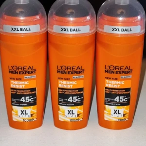 L'Oréal Men Expert Thermic Resist XL  - Thermic Resist Deodorant Roll-on XL 3 x 100ml. Nya och oöppnade. Pris för 3 st