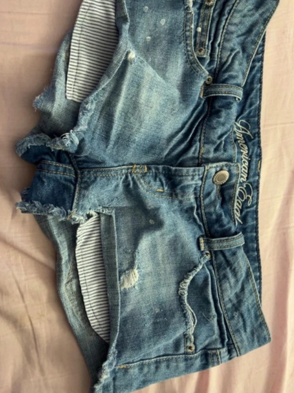 Blå jeansshorts från American Eagle