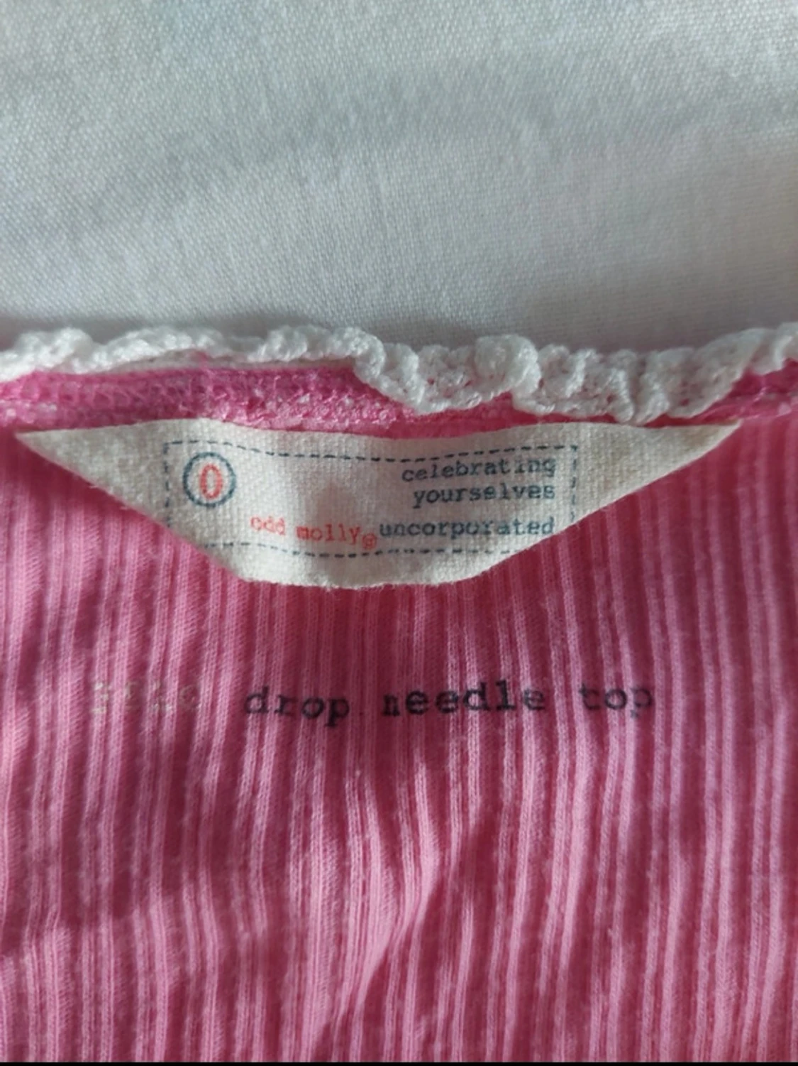 Rosa ribbad topp från Odd Molly - 2