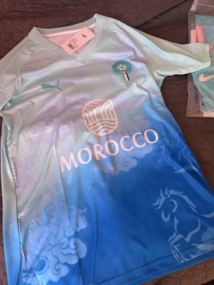 Marocko fotbollströja  - Säljer en Marocko fotbolls tröja som jag har använt 1 gång skriv ifall du behöver fler bilder.  