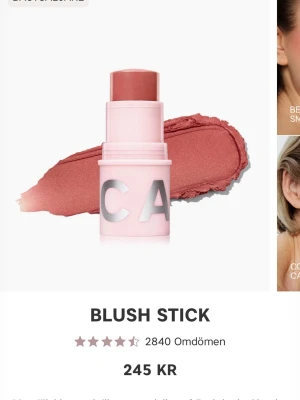 Caia blush stick - Jätte fin färg men passar inte mig! Lägger sig jätte fint på huden💕 använt några gånger när jag sminkar mig!