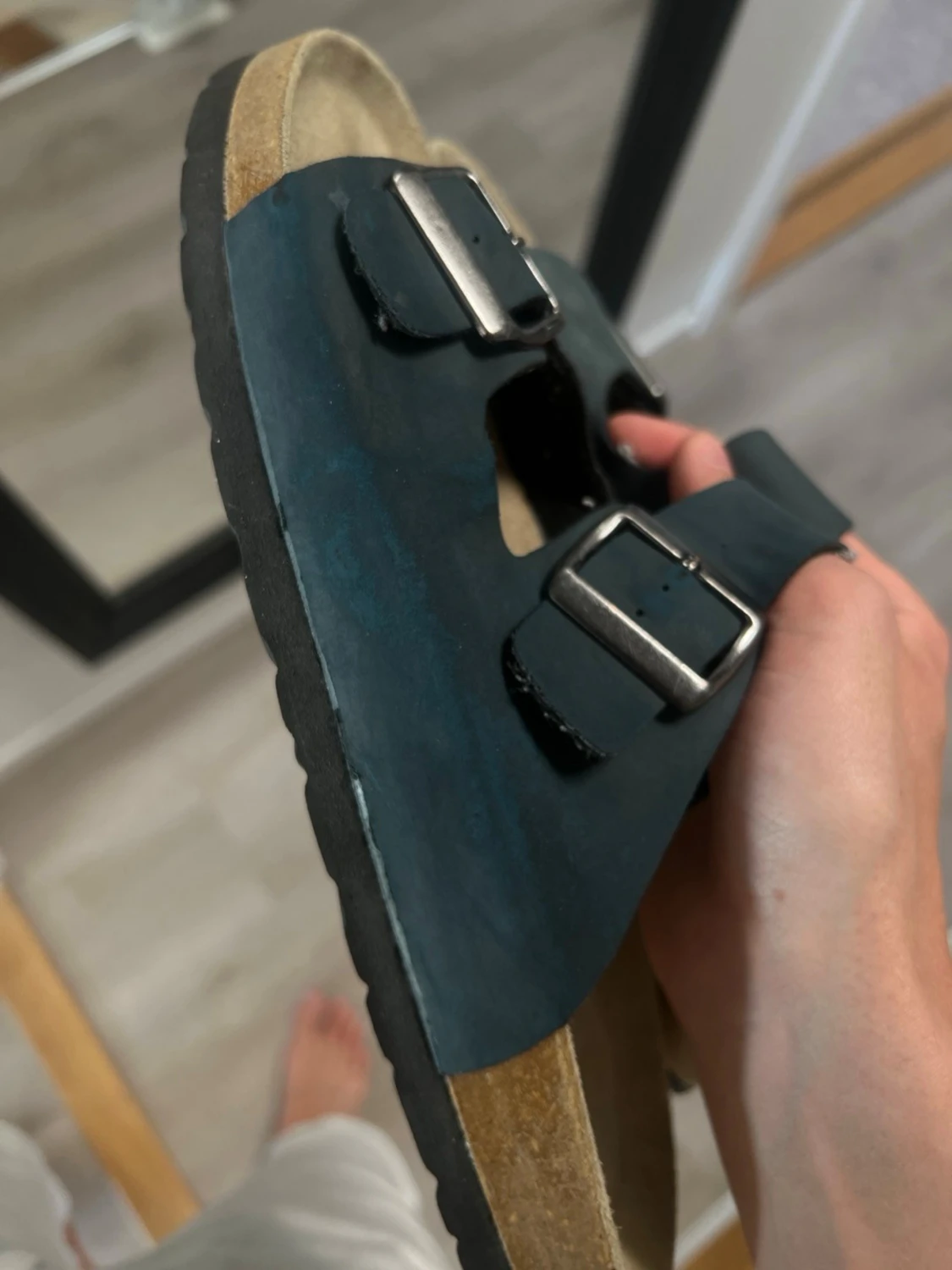 Svarta sandaler med spännen - 3