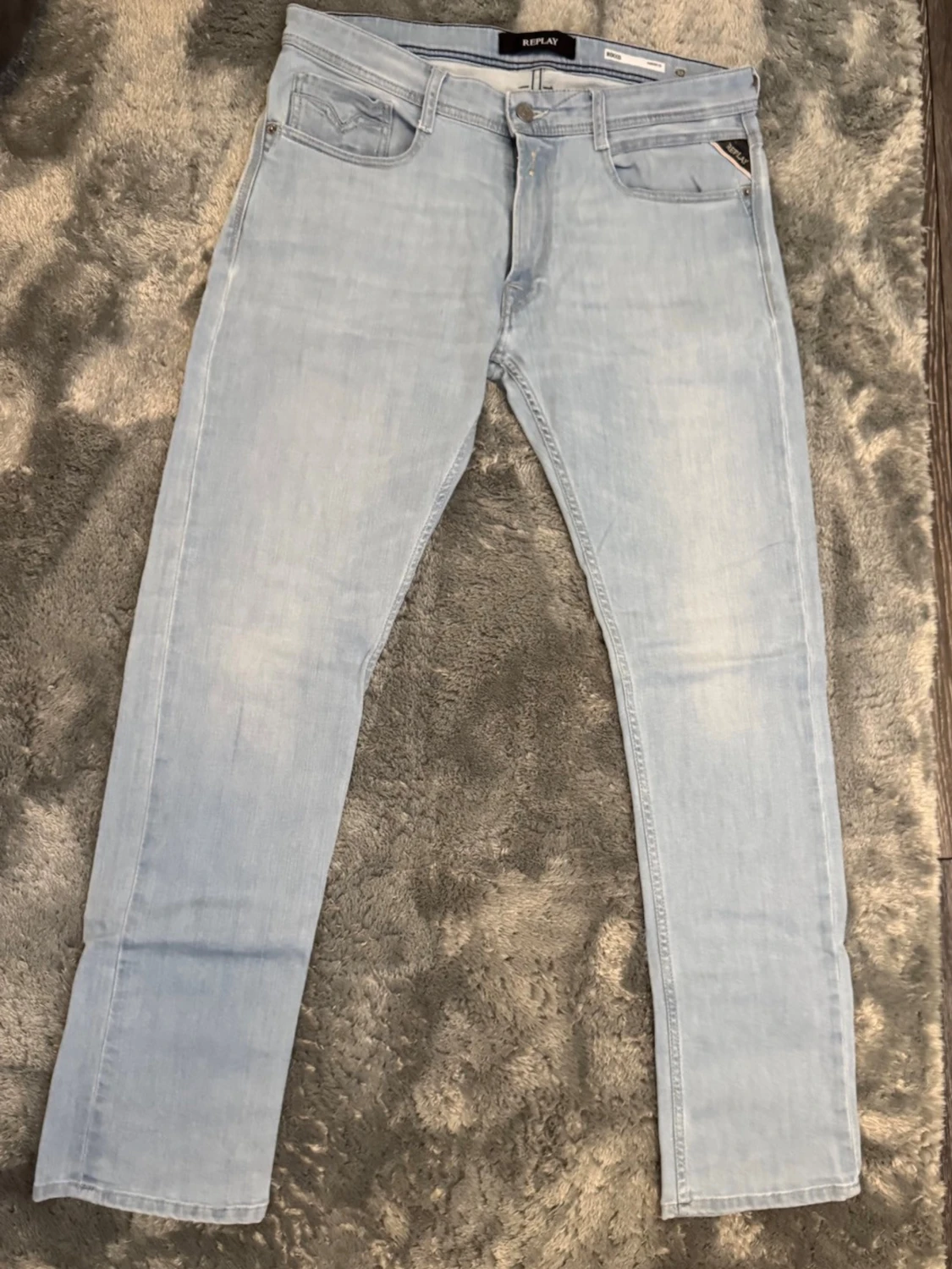 Ljusblå jeans från Replay Rocco Storlek 32
