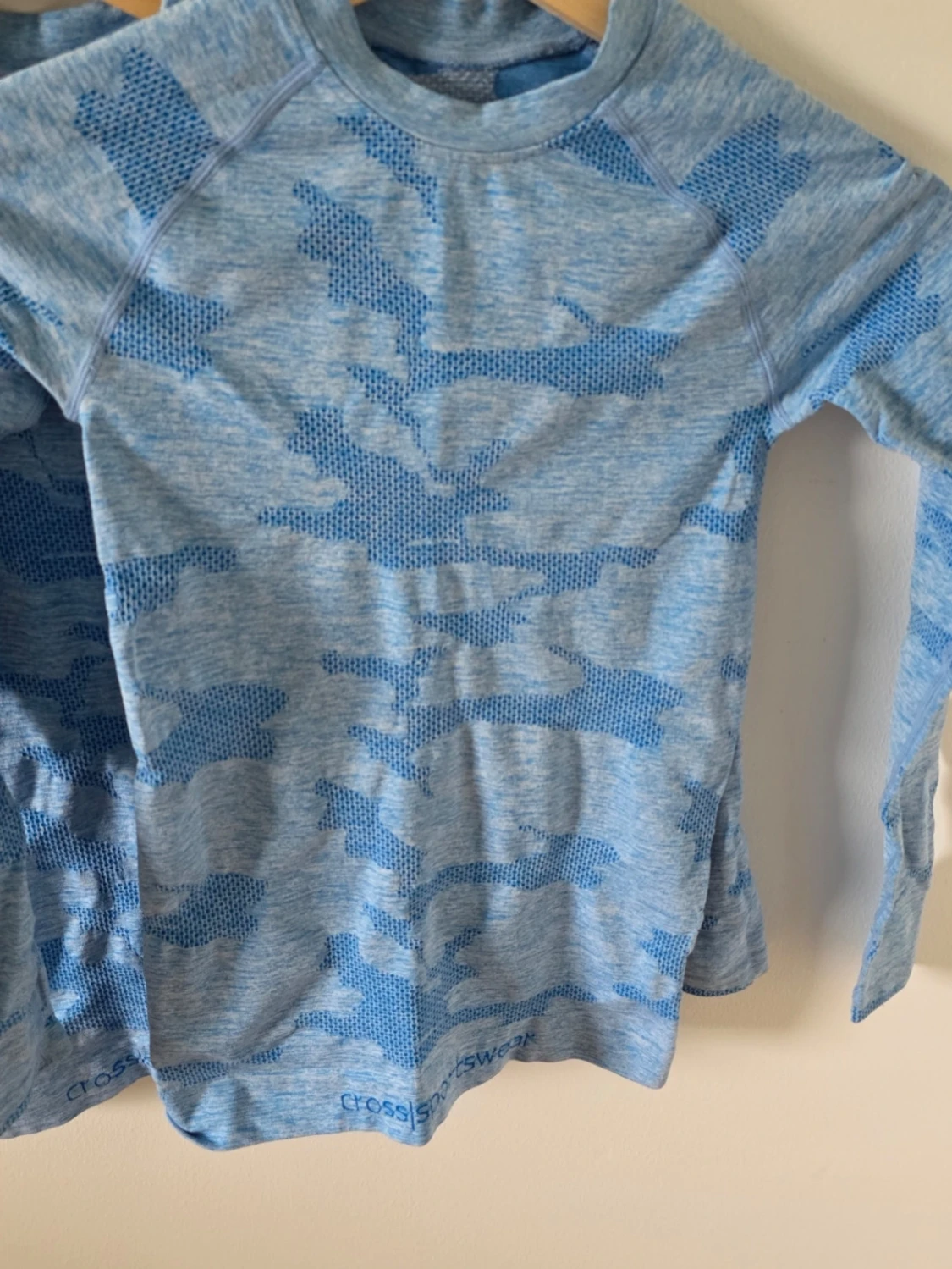 Blå underställ långärmad topp Cross Sportswear - 1