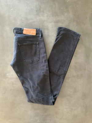 Svarta slim fit jeans från Replay - Snygga svarta slim fit jeans från Replay med klassisk femficksdesign och läderpatch bak i midjan. Jeansen har smal passform och är tillverkade i ett stretchigt material som sitter bekvämt. Perfekta för en trendig och stilren look.