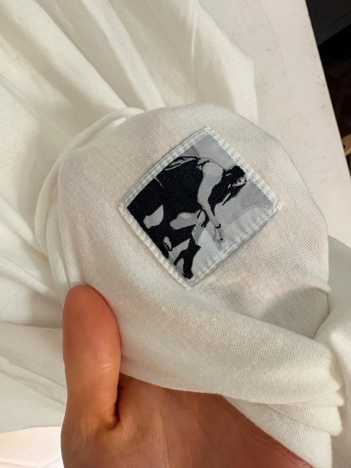 Vit oversized t-shirt från MM6 Maison Margiela - 2