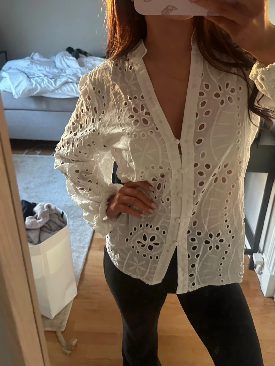 Vit blus  - 1