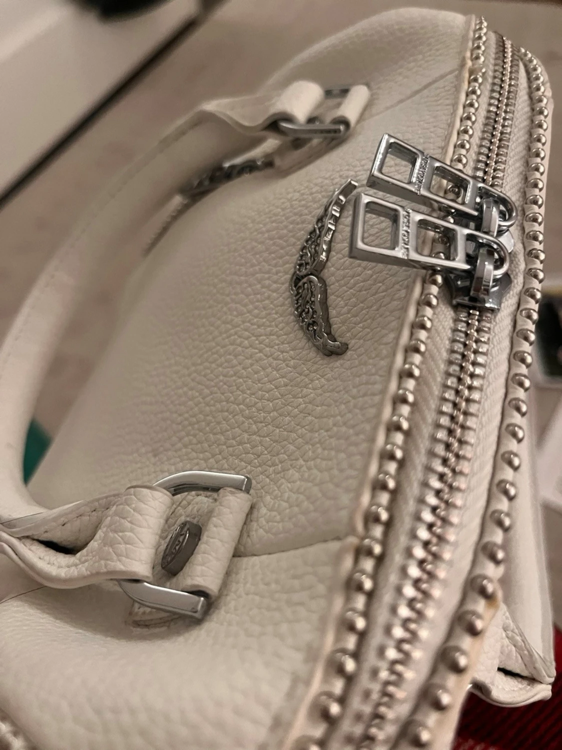Vit handväska  - 5