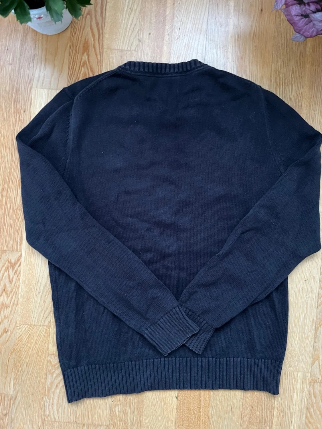 Svart stickad tröja Morris Oxfordshire - 1