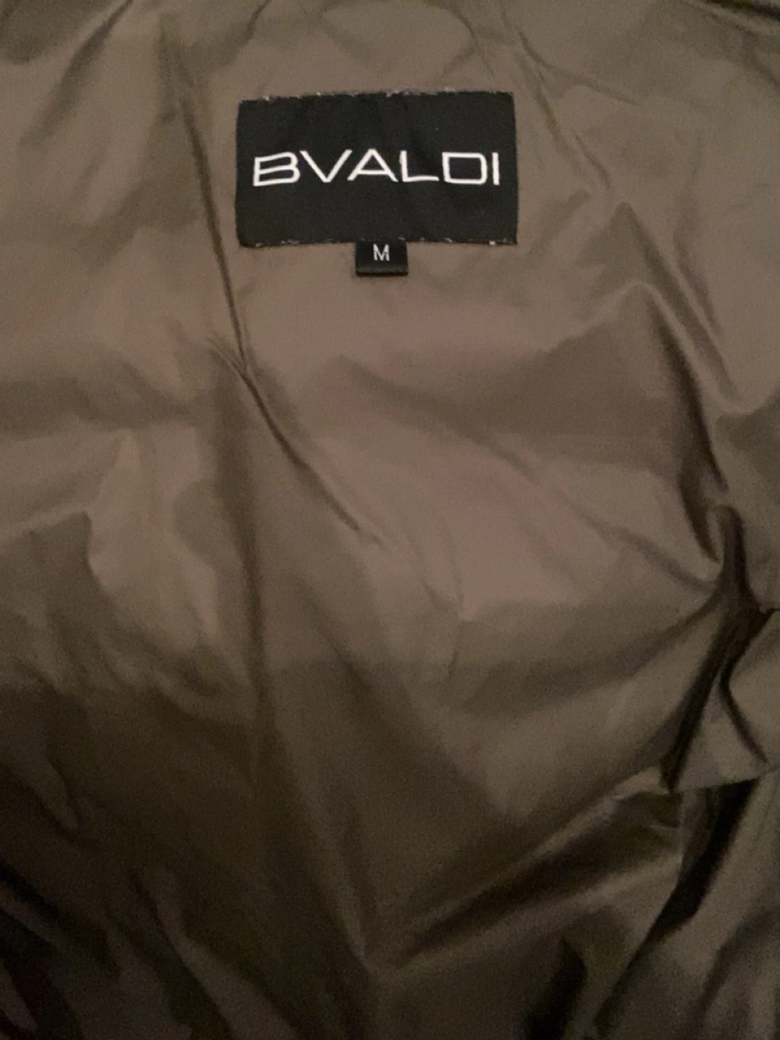 Mörkgrön dunjacka med huva - 4