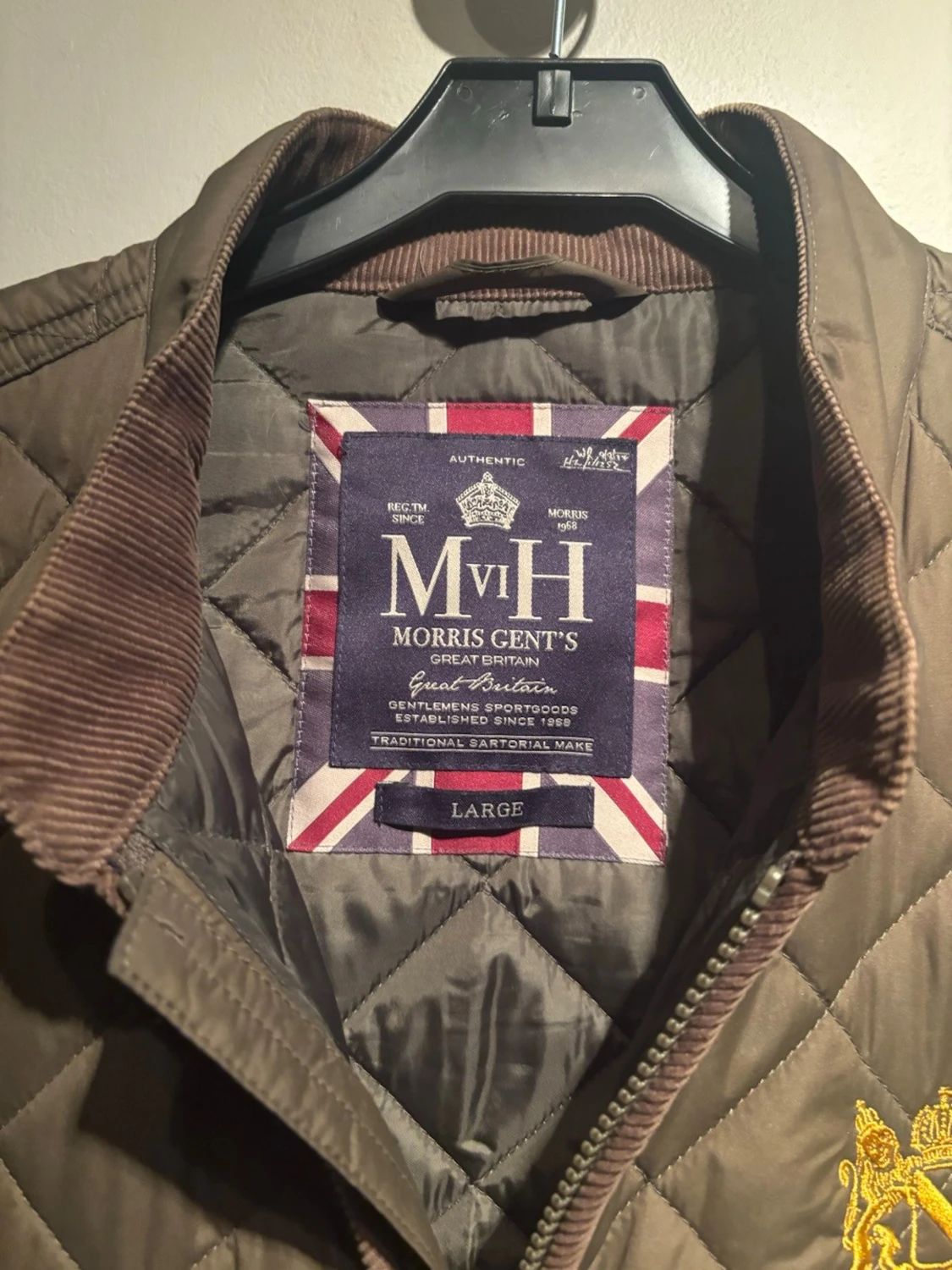 Quiltad brun jacka från Morris - 2