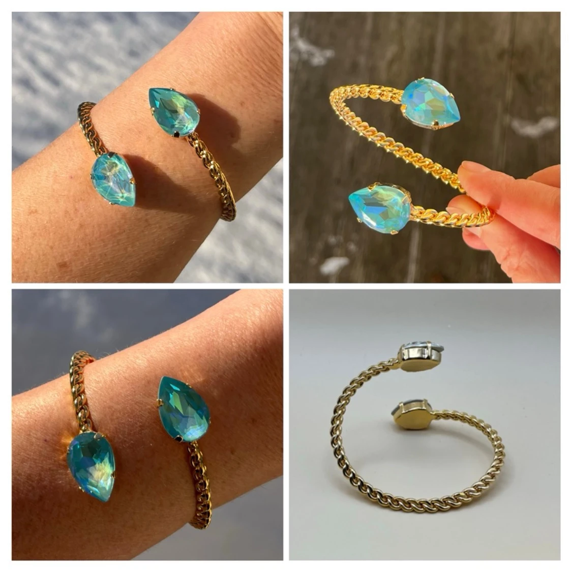  Armband Bangle Summer Blue De Lite - 6
