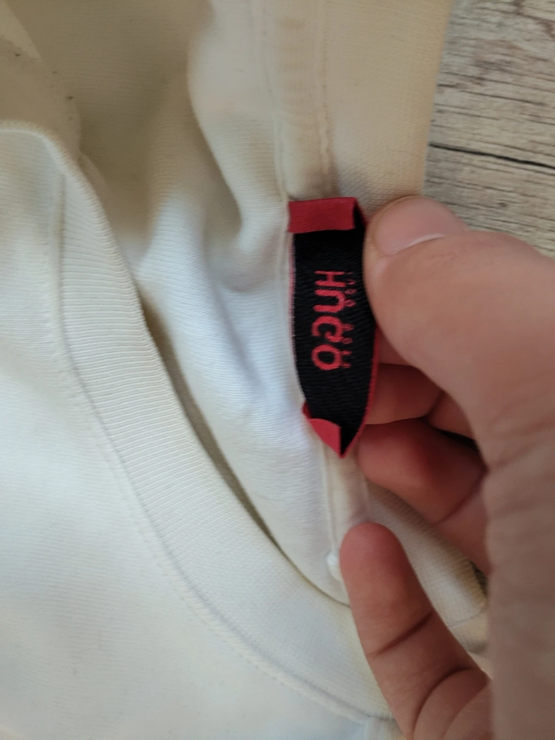 Vit Hugo-Boss hoodie  - 3