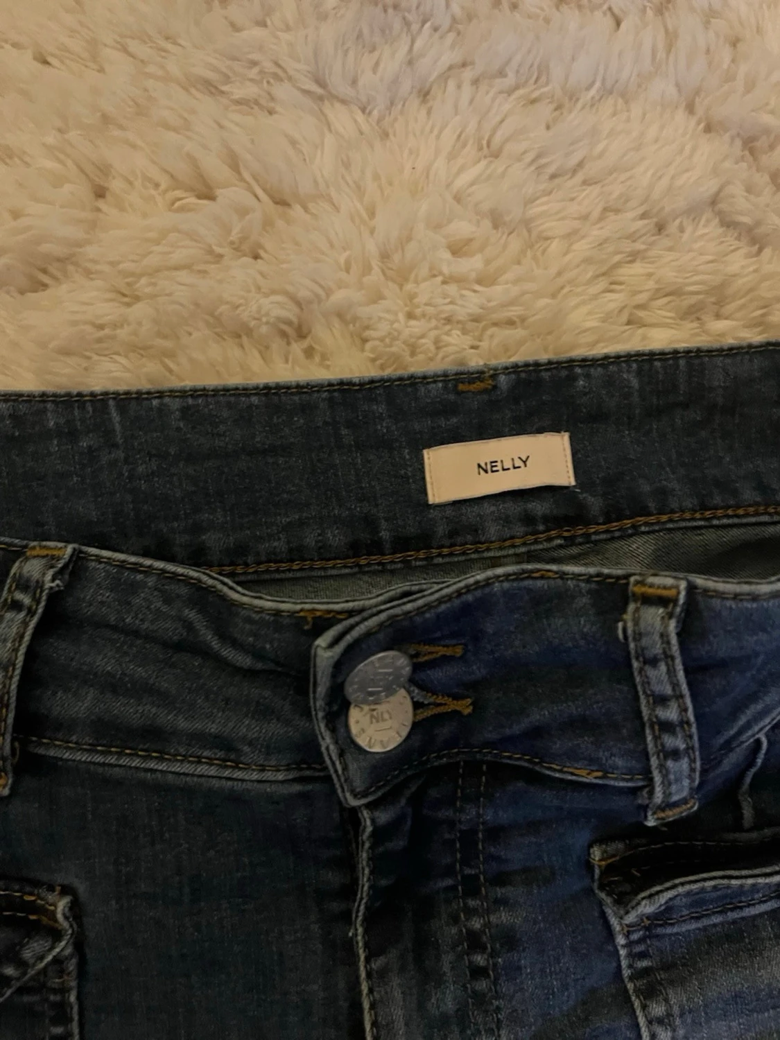 Nelly Jeans mörkblå - Stl 38 - 2
