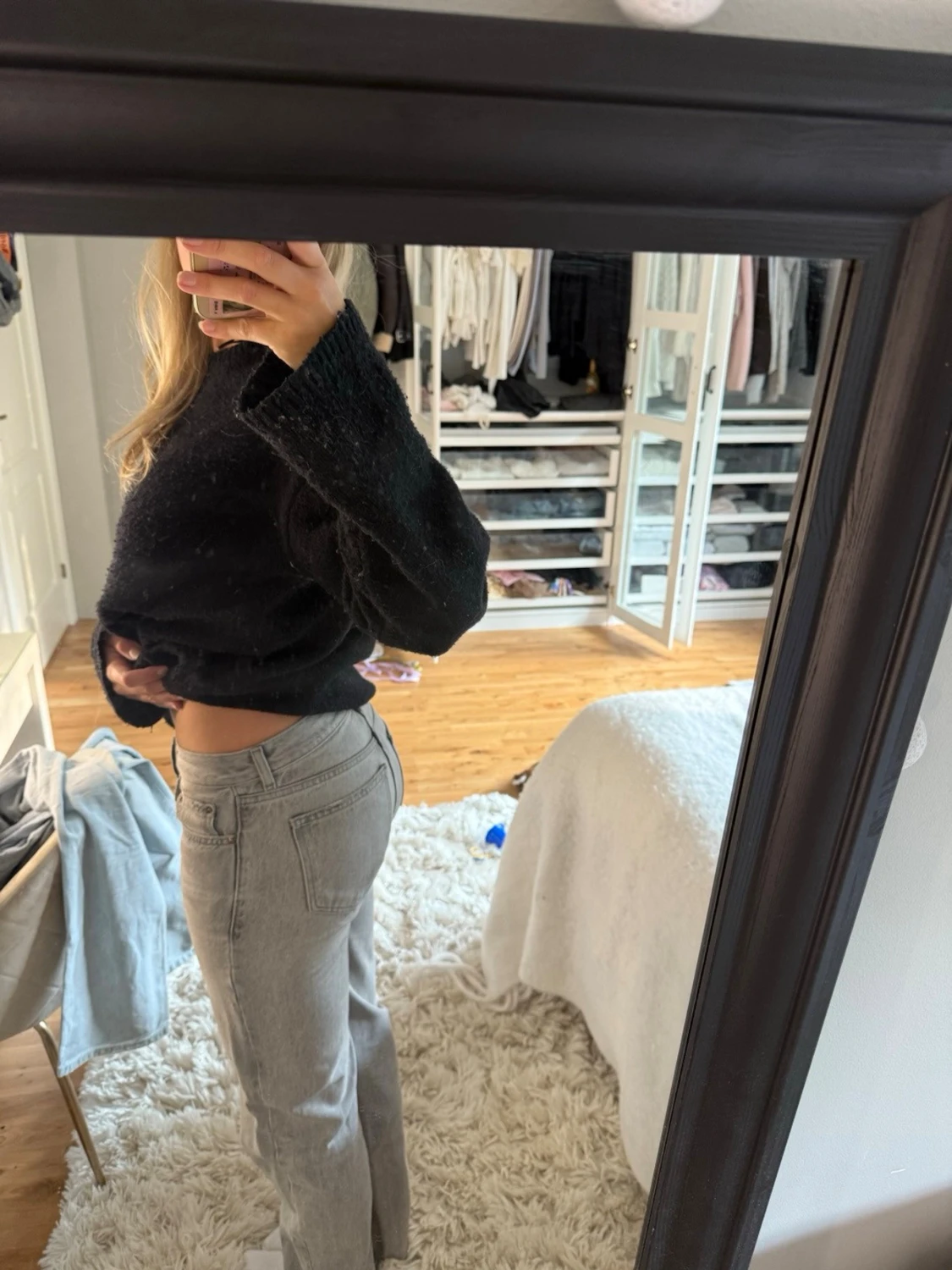 Gråa jeans - 1