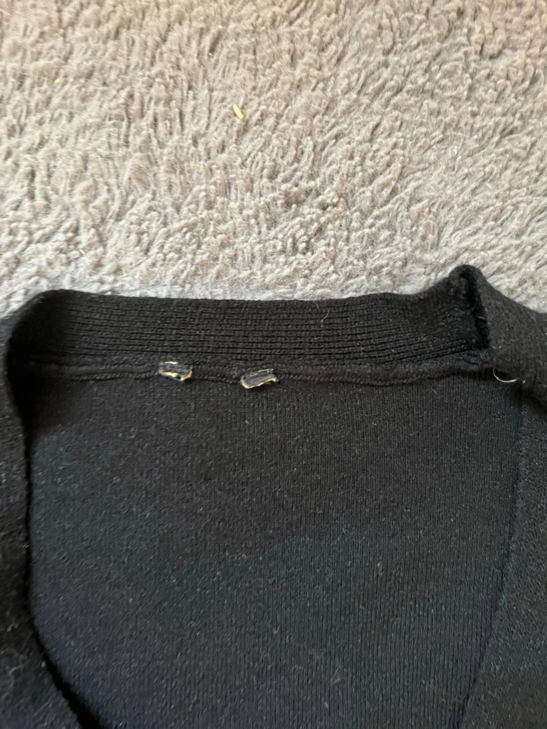 Svart kortärmad kofta  - 2