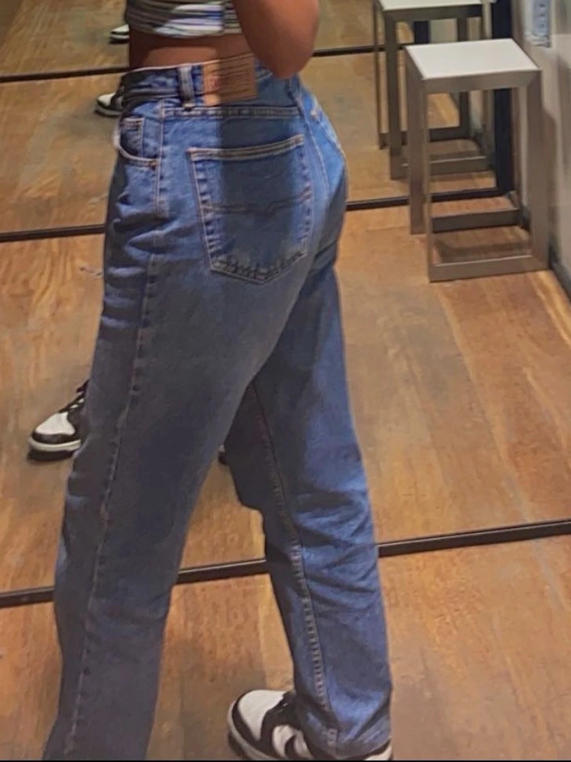 Blå raka jeans från Jefferson - 4