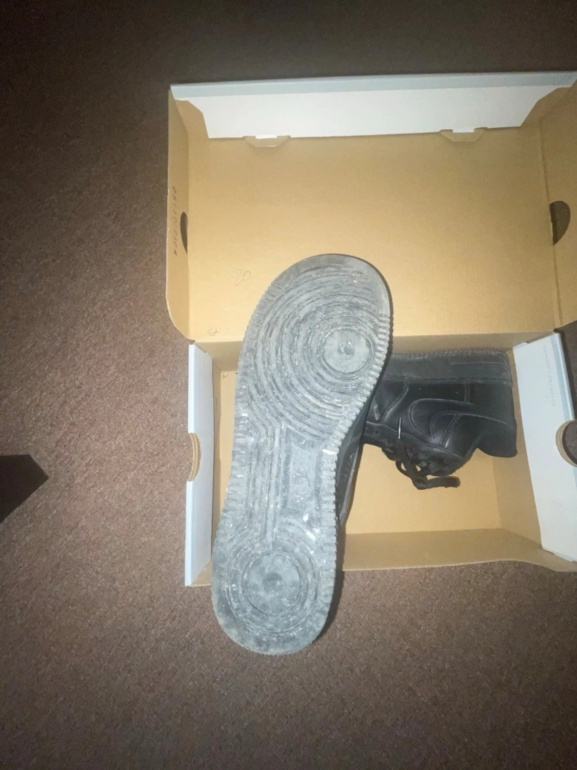 Svarta Nike Air Force 1 sneakers - 2