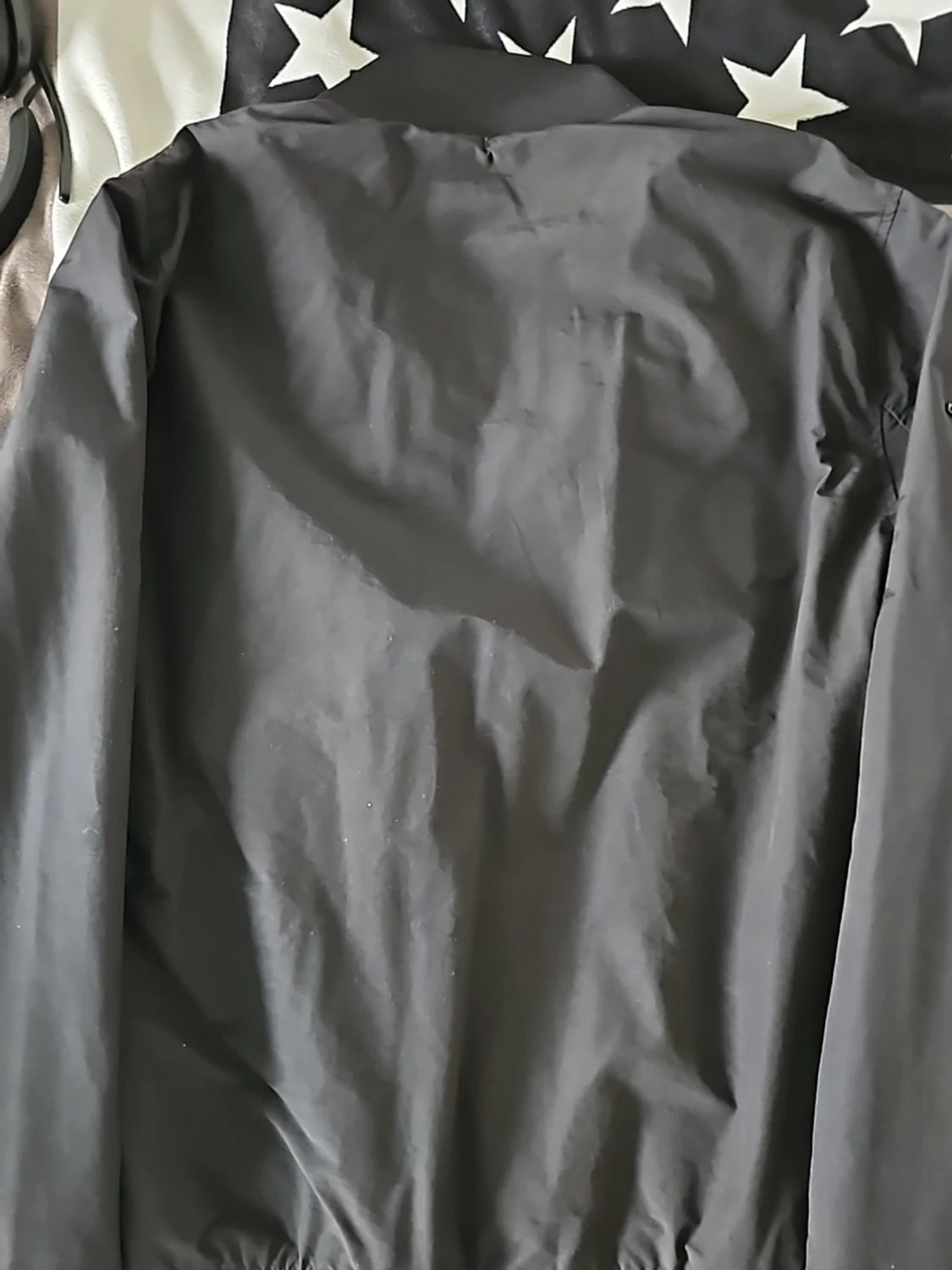 Svart Superdry vindjacka med vita dragkedjor - 6